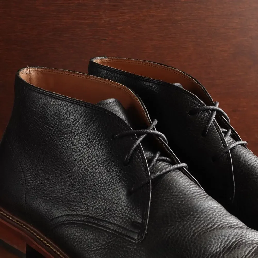 Cole Haan Boots Men SZ 11M BLK Barron Chukka Leather Ankle Comfort Modern C22940